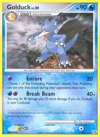 Golduck (28/132) [Diamond & Pearl: Secret Wonders]-1