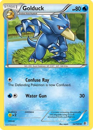 Golduck (34/149) [Black & White: Boundaries Crossed]-1