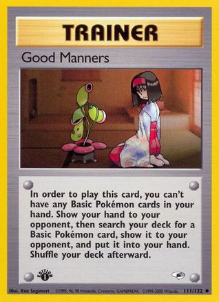 Good Manners (111/132) [Gym Heroes 1st Edition]-1