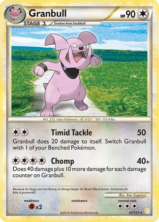 Granbull (22/123) [HeartGold & SoulSilver: Base Set]-1