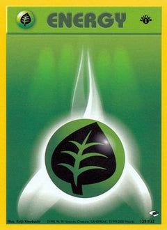 Grass Energy (129/132) [Gym Heroes 1st Edition]-1