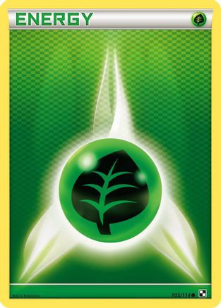 Grass Energy (105/114) [Black & White: Base Set]-1