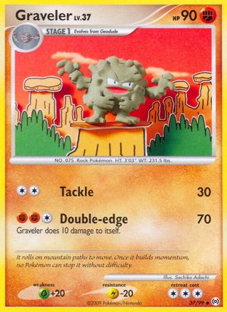 Graveler (37/99) [Platinum: Arceus]-1
