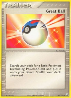 Great Ball (90/113) (Stamped) [EX: Delta Species]-1