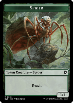 Spider (TBLC-031) - Bloomburrow Commander Tokens-1