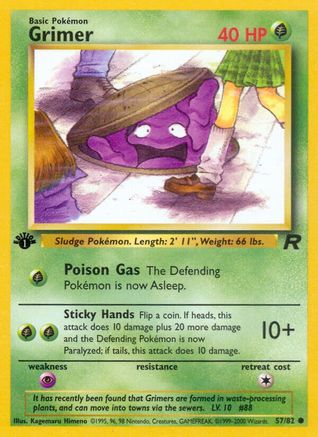 Grimer (57/82) [Team Rocket 1st Edition]-1
