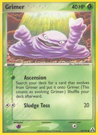 Grimer (54/92) [EX: Legend Maker]-1