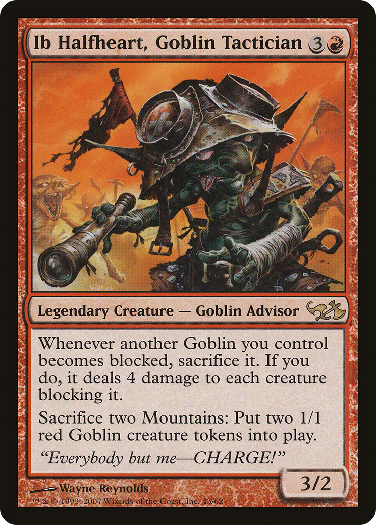 Ib Halfheart, Goblin Tactician [Duel Decks: Elves vs. Goblins]-1