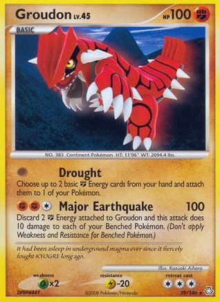 Groudon (29/146) [Diamond & Pearl: Legends Awakened]-1