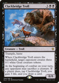 Clackbridge Troll [Throne of Eldraine]-1