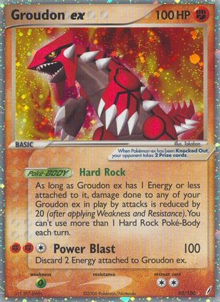 Groudon ex (93/100) [EX: Crystal Guardians]-1