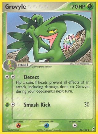 Grovyle (32/100) (Stamped) [EX: Crystal Guardians]-1