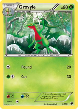 Grovyle (7/116) [Black & White: Plasma Freeze]-1