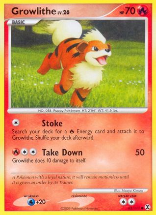 Growlithe (63/111) [Platinum: Rising Rivals]-1