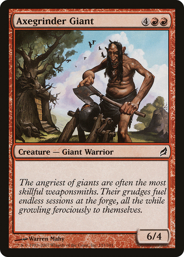 Axegrinder Giant [Lorwyn]-1
