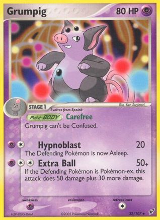 Grumpig (32/107) [EX: Deoxys]-1