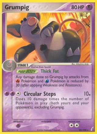 Grumpig (20/100) (Stamped) [EX: Crystal Guardians]-1