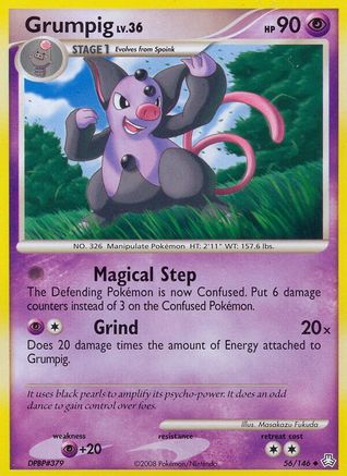 Grumpig (56/146) [Diamond & Pearl: Legends Awakened]-1