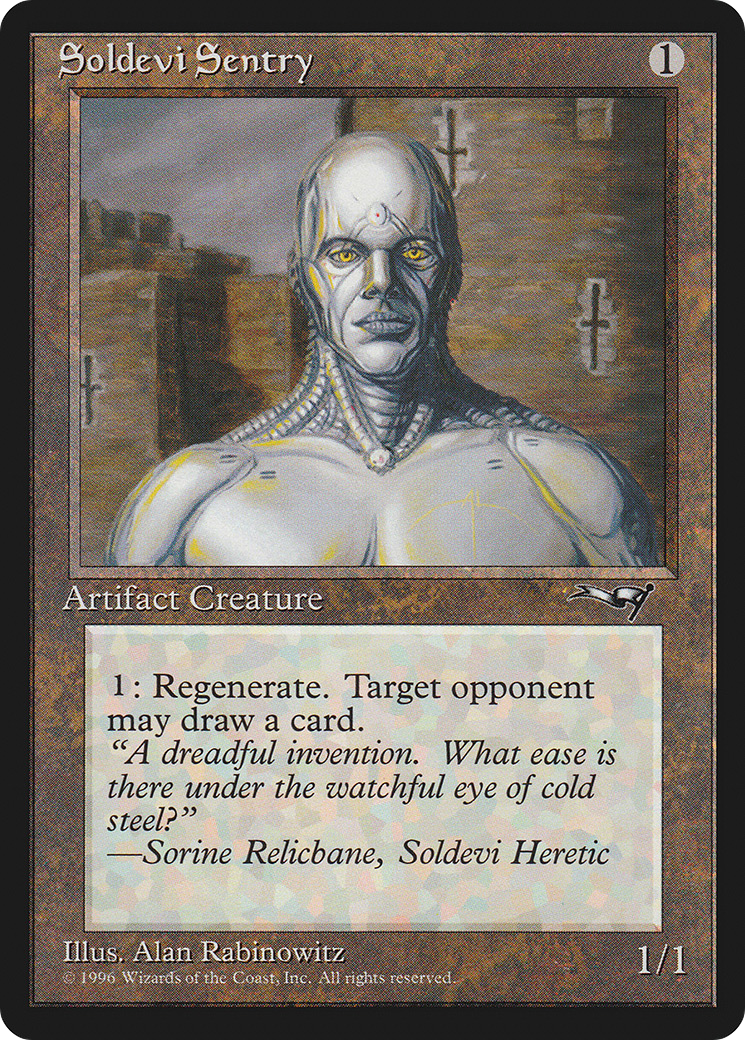 Soldevi Sentry (Hands Raised) [Alliances]-1