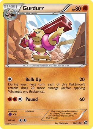 Gurdurr (60/114) [Black & White: Base Set]-1