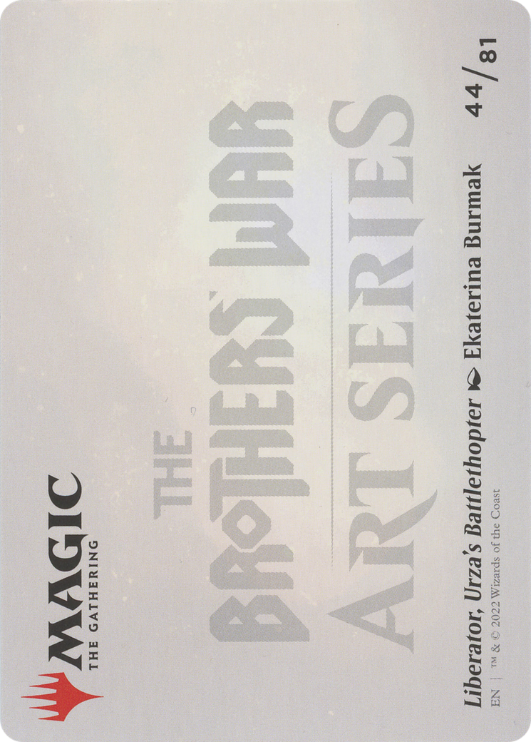 Liberator, Urza's Battlethopter // Liberator, Urza's Battlethopter (ABRO-044) - The Brothers' War Art Series (Borderless) Foil-2