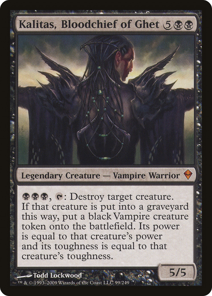 Kalitas, Bloodchief of Ghet [Zendikar]-1