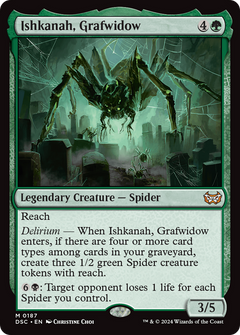 Ishkanah, Grafwidow [Duskmourn: House of Horror Commander]-1