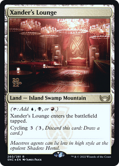 Xander's Lounge (PRE-260) - Streets of New Capenna Promos Foil-1