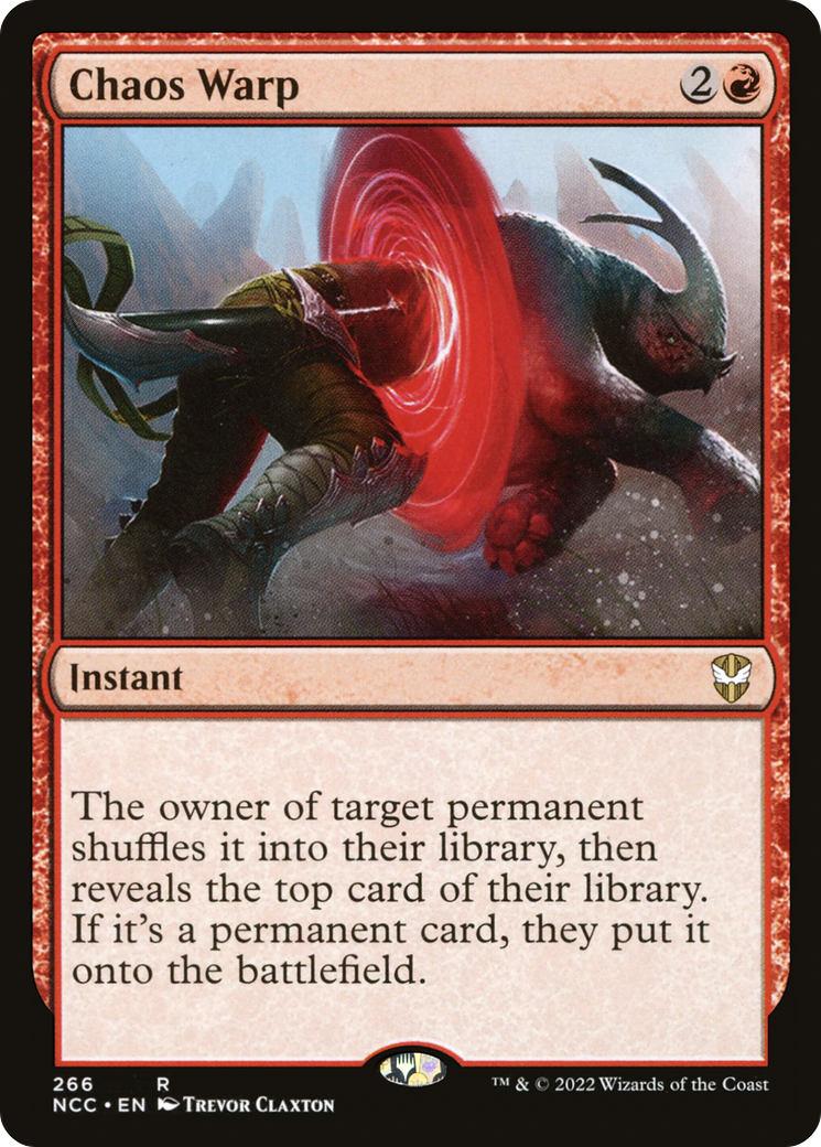 Chaos Warp [Streets of New Capenna Commander]-1
