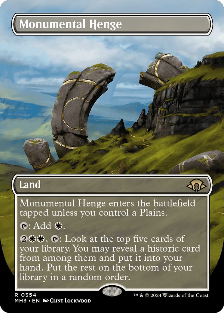 Monumental Henge (Borderless) [Modern Horizons 3]-1