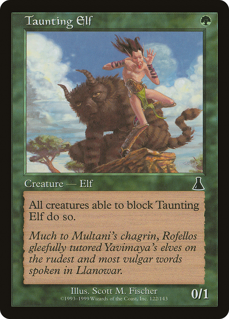 Taunting Elf [Urza's Destiny]-1