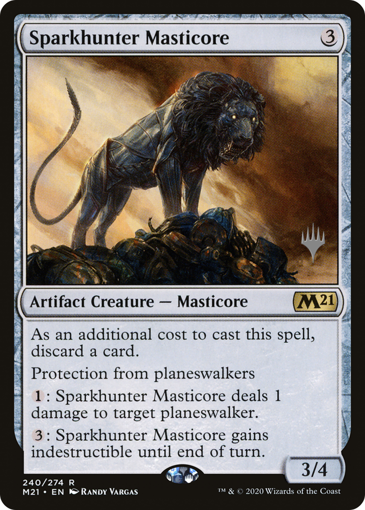 Sparkhunter Masticore (Promo Pack) [Core Set 2021 Promos]-1
