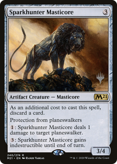 Sparkhunter Masticore (Promo Pack) [Core Set 2021 Promos]-1
