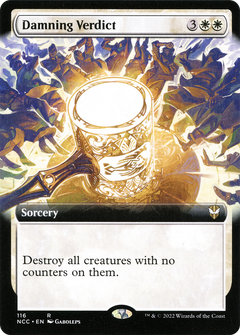 Damning Verdict (Extended Art) [Streets of New Capenna Commander]-1