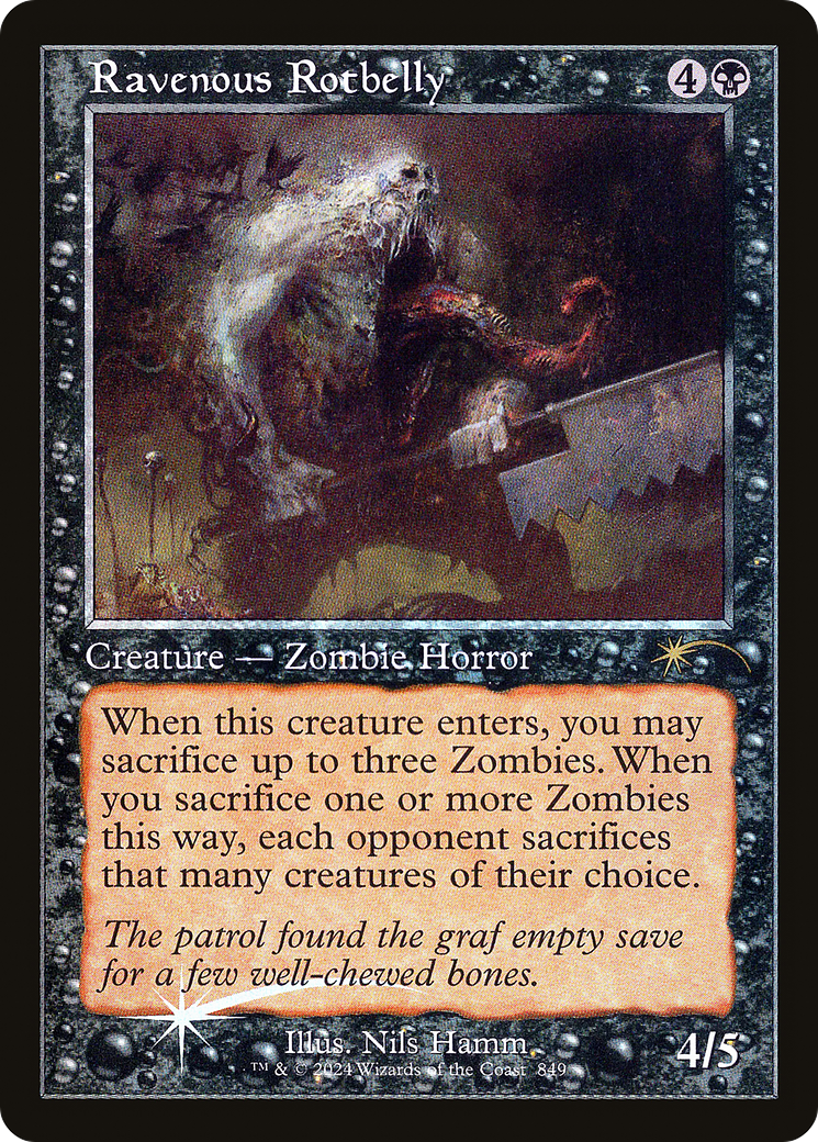 Ravenous Rotbelly (Retro Frame) [Secret Lair Drop Series]-1