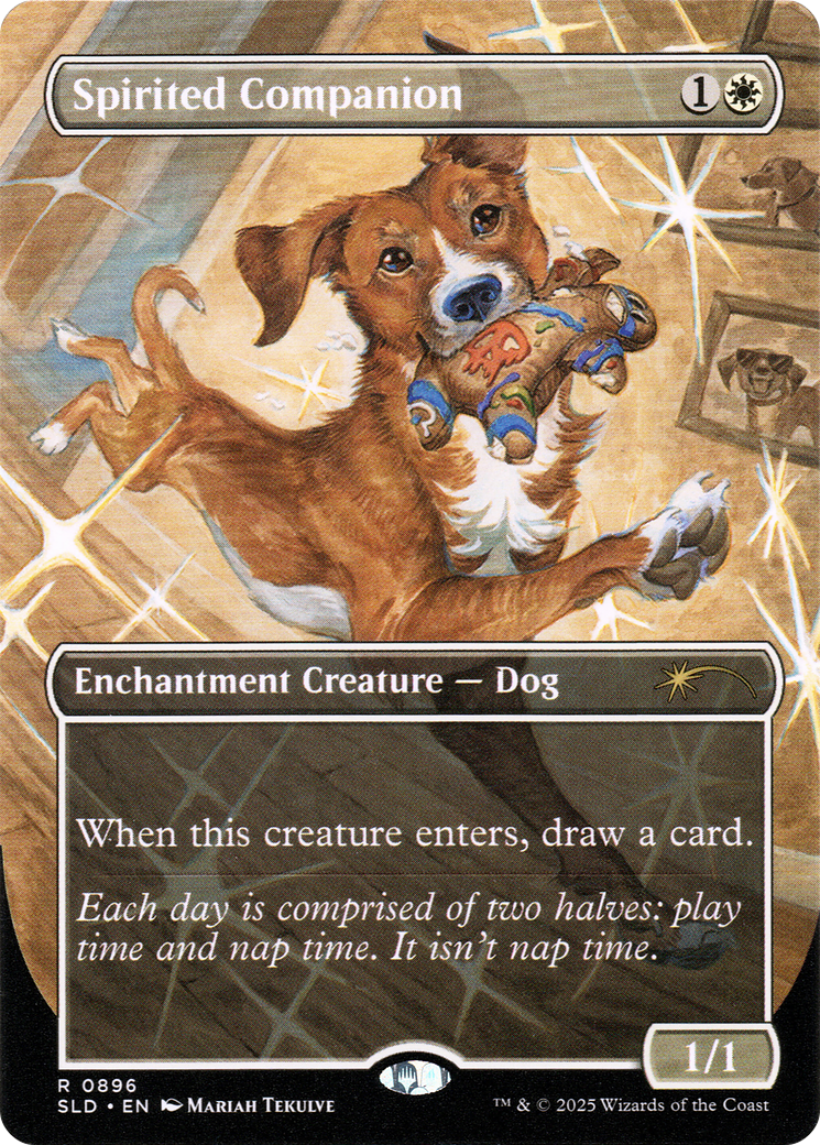 Spirited Companion (SLD-896) - Secret Lair Drop (Borderless) Foil-1