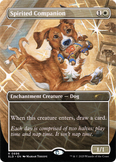 Spirited Companion (SLD-896) - Secret Lair Drop (Borderless) Foil-1