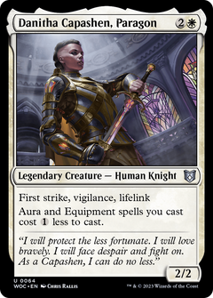 Danitha Capashen, Paragon [Wilds of Eldraine Commander]-1
