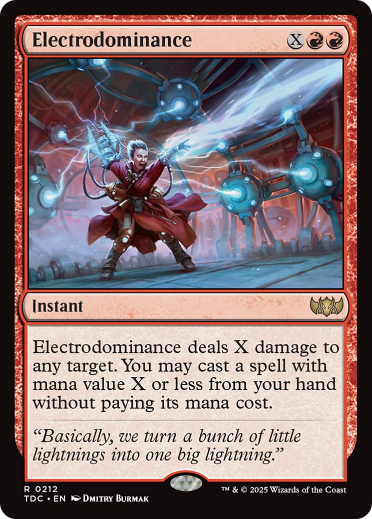 Electrodominance [Tarkir: Dragonstorm Commander]-1