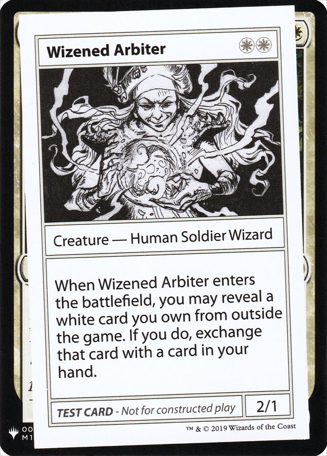 Wizened Arbiter [Mystery Booster Playtest Cards]-1
