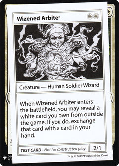 Wizened Arbiter [Mystery Booster Playtest Cards]-1