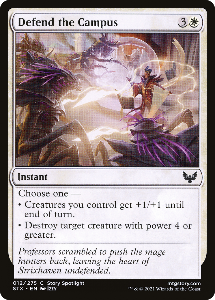 Defend the Campus [Strixhaven: School of Mages]-1