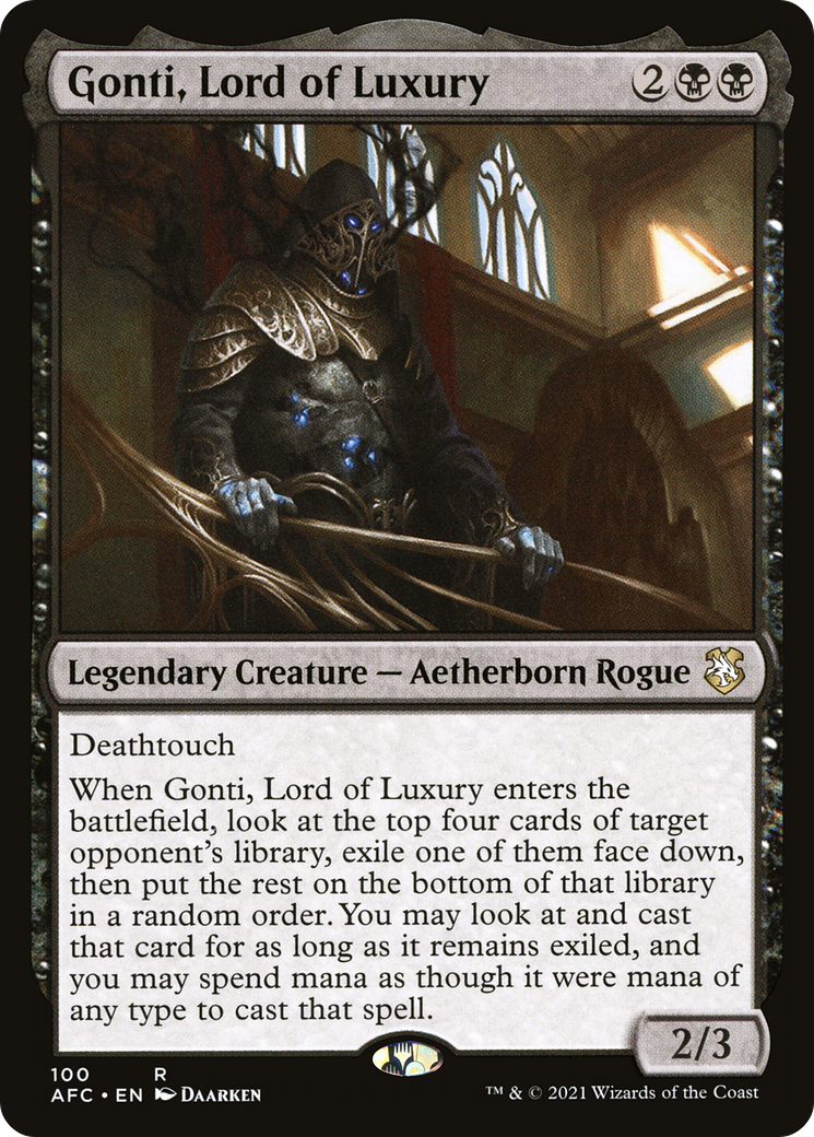 Gonti, Lord of Luxury [Dungeons & Dragons: Adventures in the Forgotten Realms Commander]-1