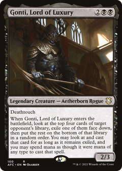 Gonti, Lord of Luxury [Dungeons & Dragons: Adventures in the Forgotten Realms Commander]-1