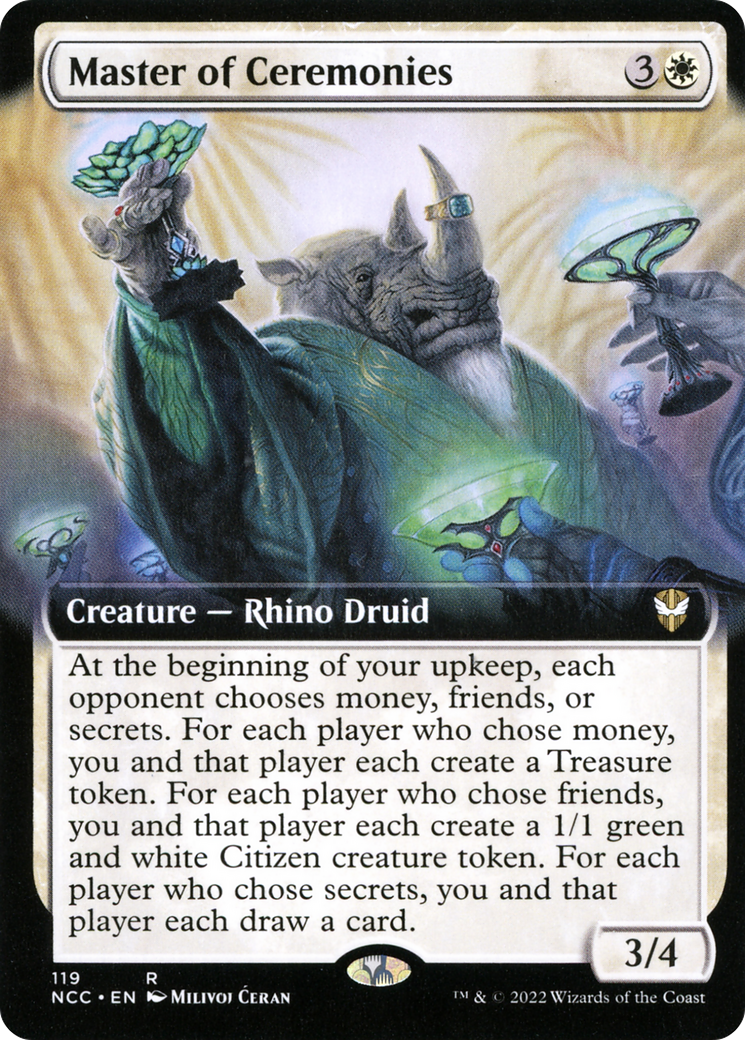 Master of Ceremonies (Extended Art) [Streets of New Capenna Commander]-1