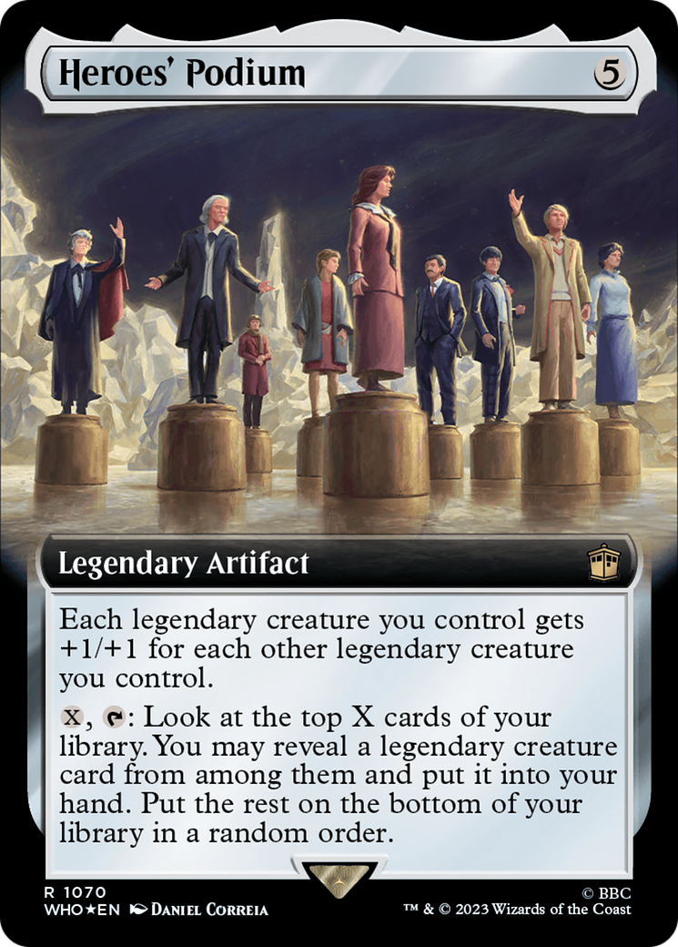 Heroes' Podium (Extended Art) (Surge Foil) [Doctor Who]-1