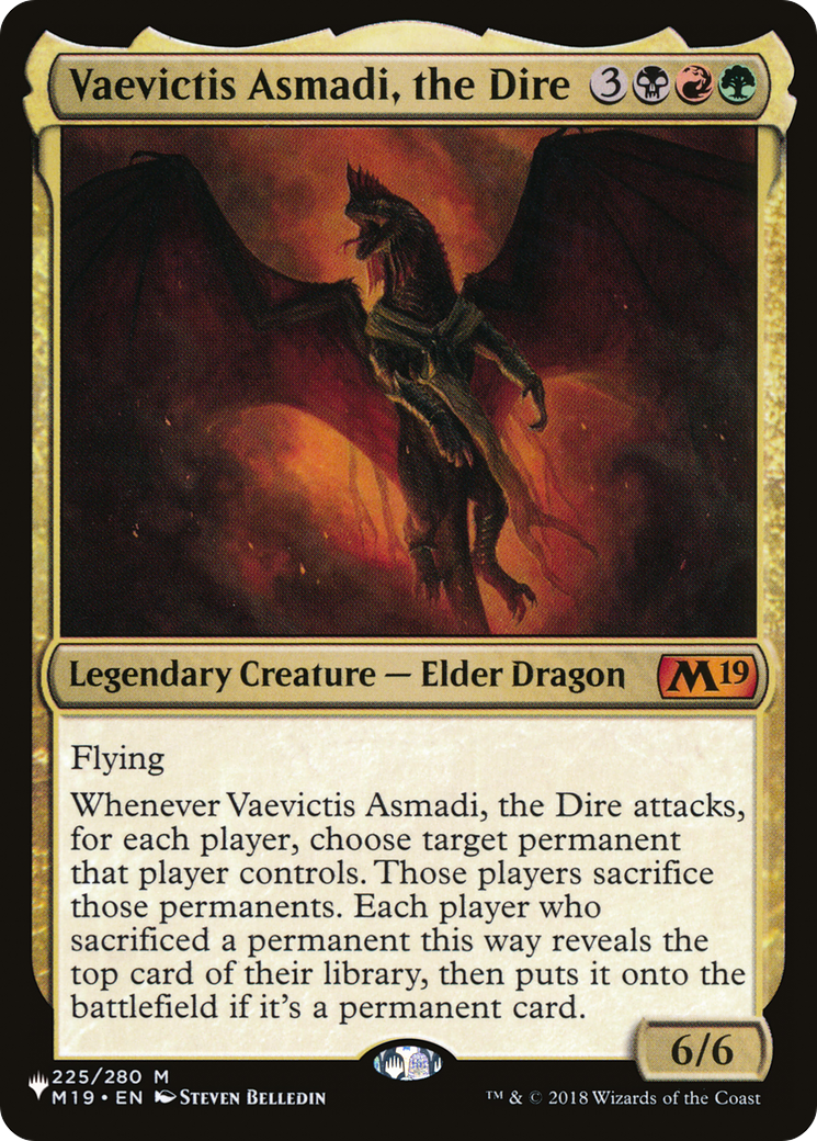 Vaevictis Asmadi, the Dire (LIST-225/280) - The List-1