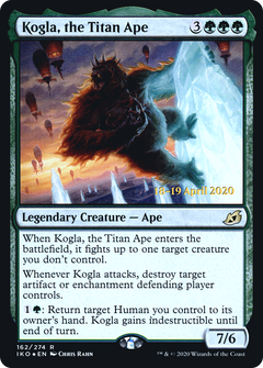 Kogla, the Titan Ape [Ikoria: Lair of Behemoths Prerelease Promos]-1
