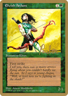 Elvish Archers (Preston Poulter) [Pro Tour Collector Set]-1