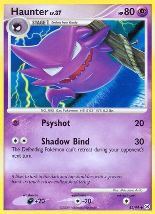 Haunter (42/99) [Platinum: Arceus]-1